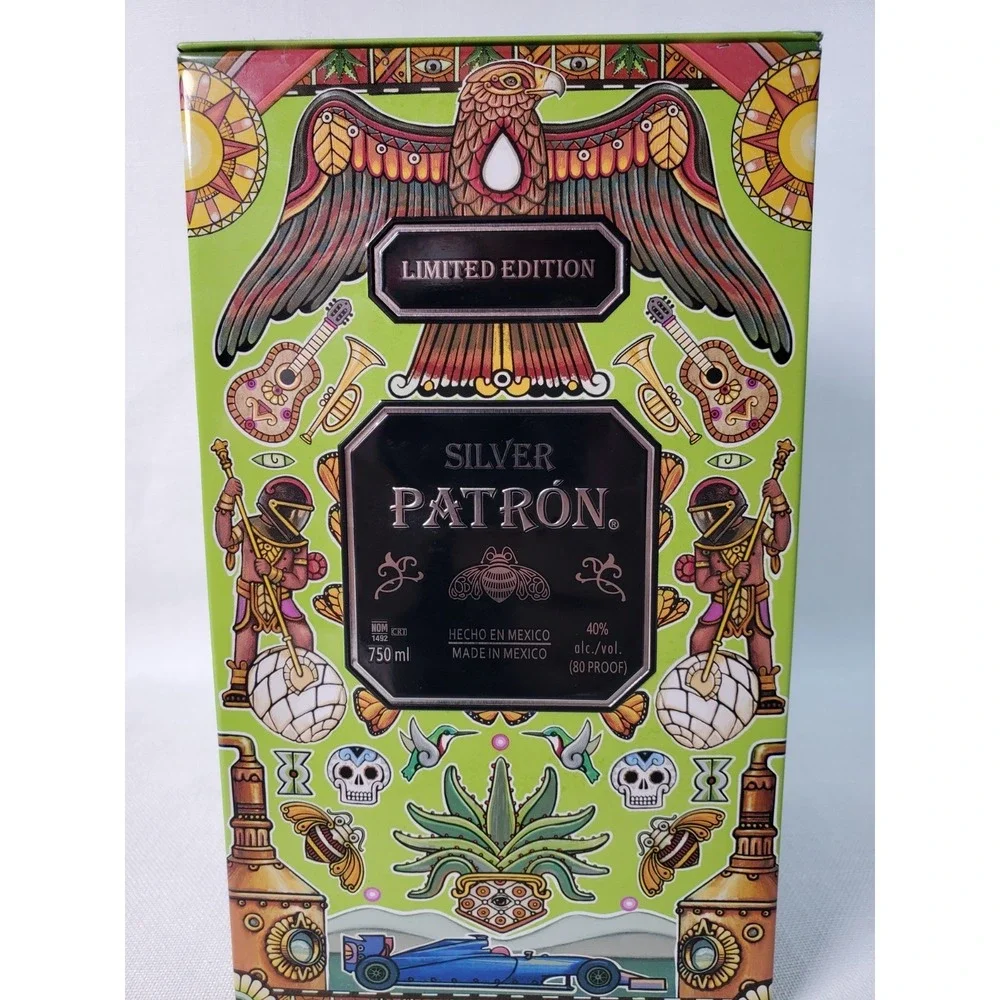 Patron Tequila Silver Limited Edition Tin *EMPTY* Sergio 